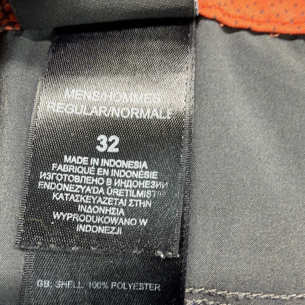 The North Face Blue Board Shorts Swim Trunks Mens Size 32‎ Zip Pocket